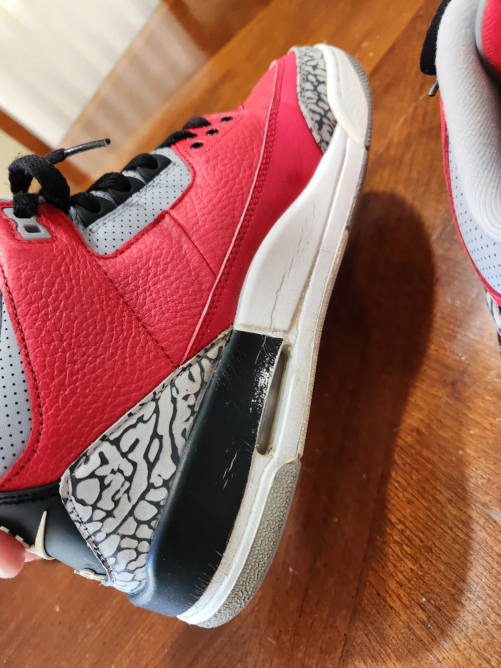 2 Jordan Retro 3s Size 9 Used Condition No Separation